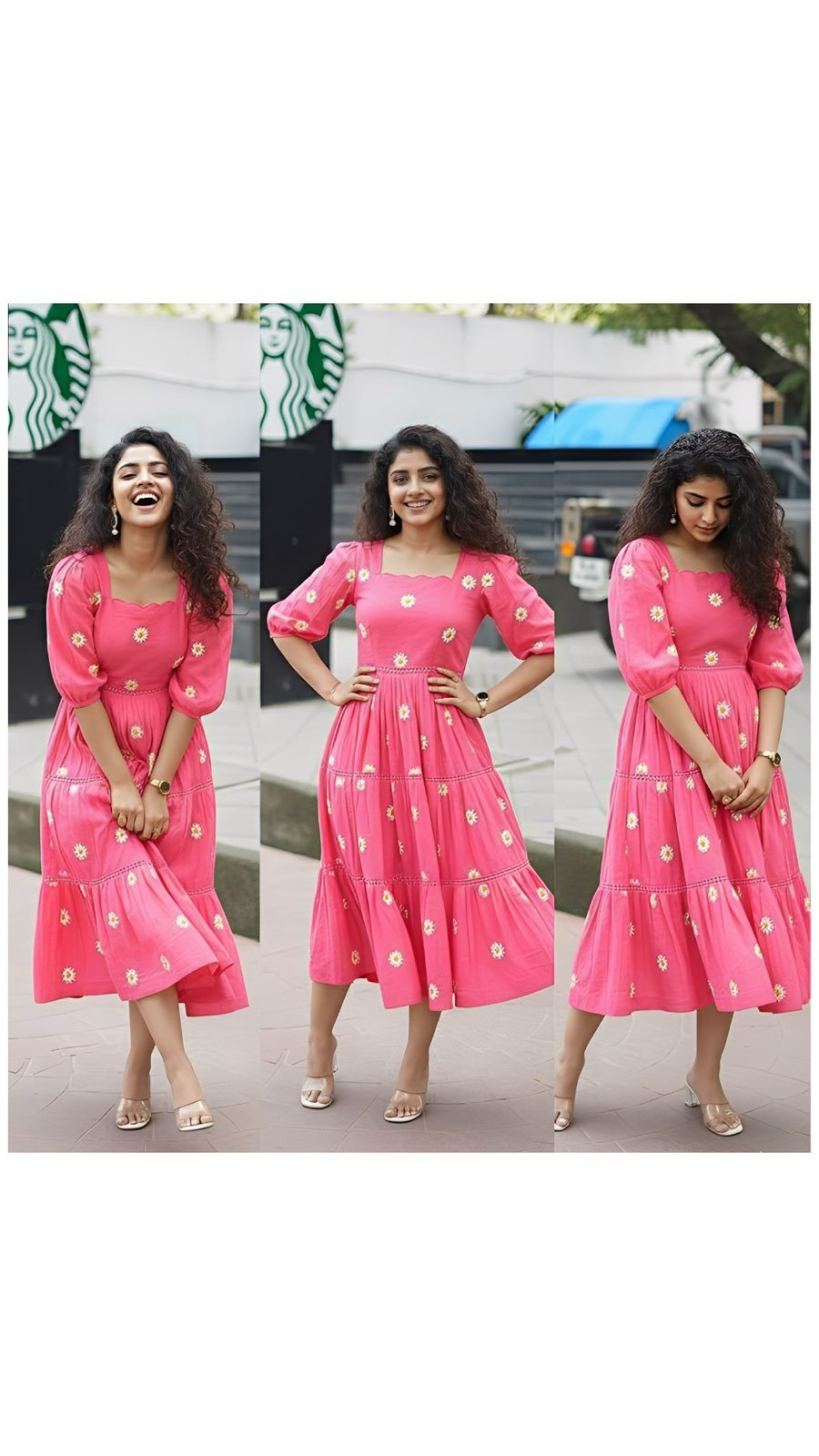 Elegant Floral Embroidered Maxi