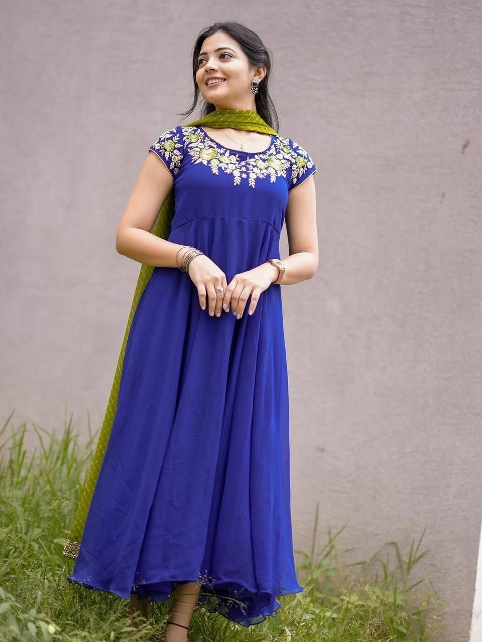 Beautiful Cute Gown with Dupatta