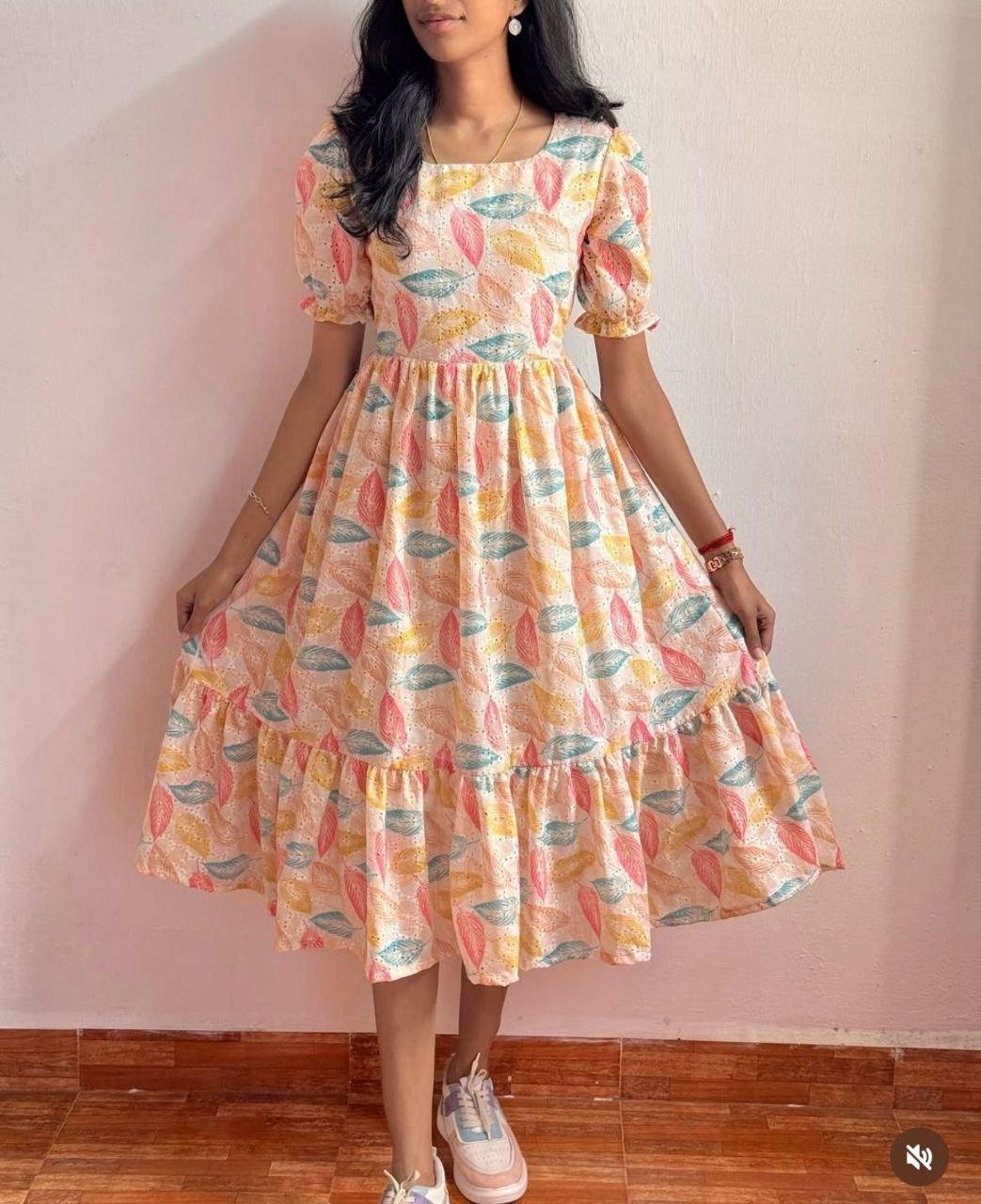 Pure Cotton Hakoba Gown with Lining