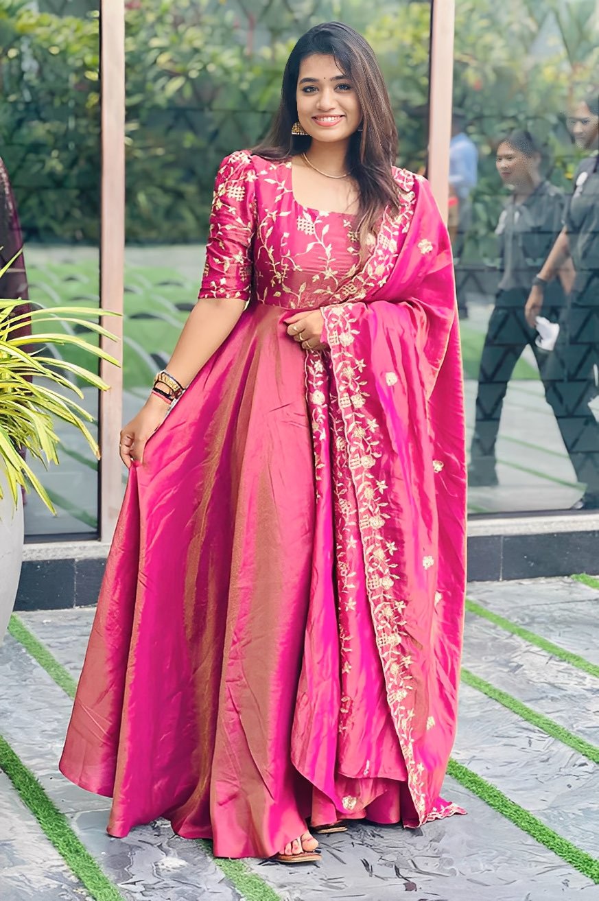 Designer Gown with Dupatta