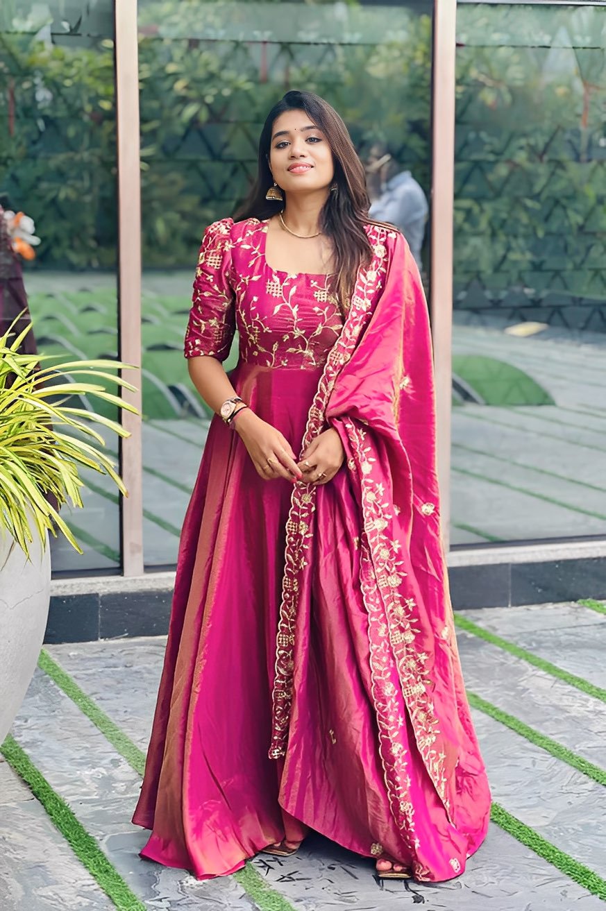 Designer Gown with Dupatta