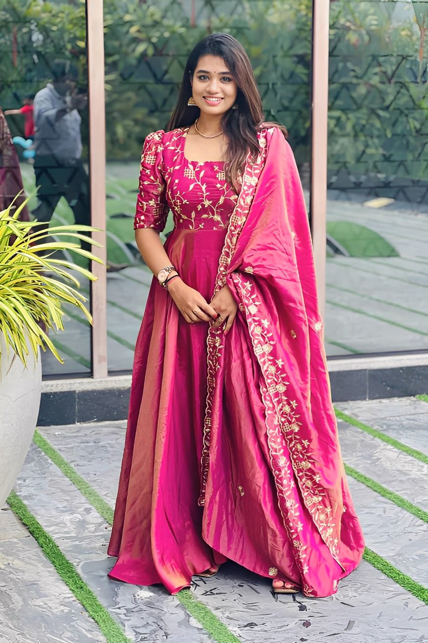 Designer Gown with Dupatta