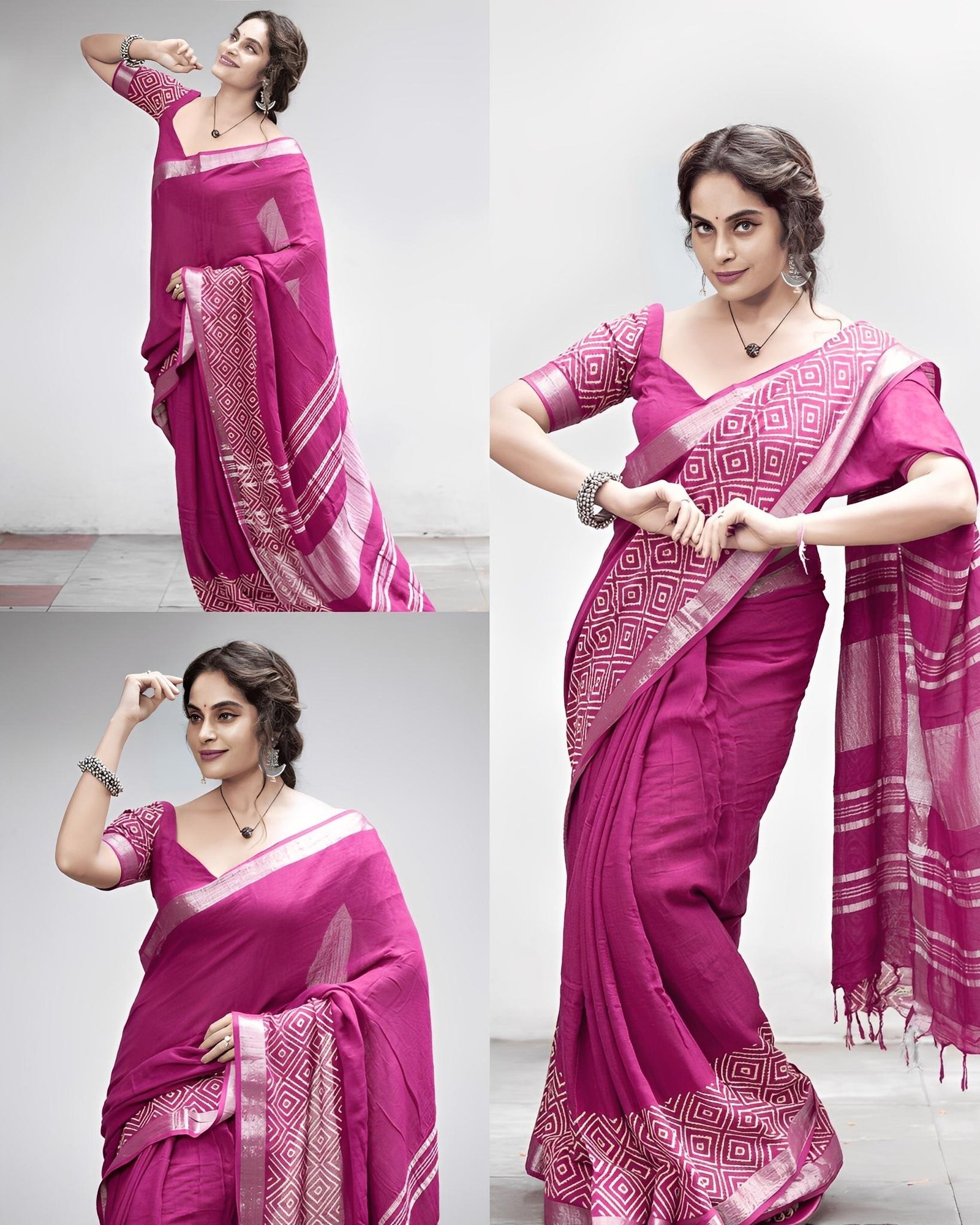 Soft cotton Printed saree