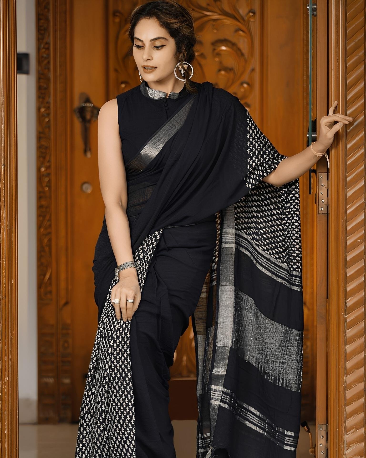 Soft cotton Printed saree