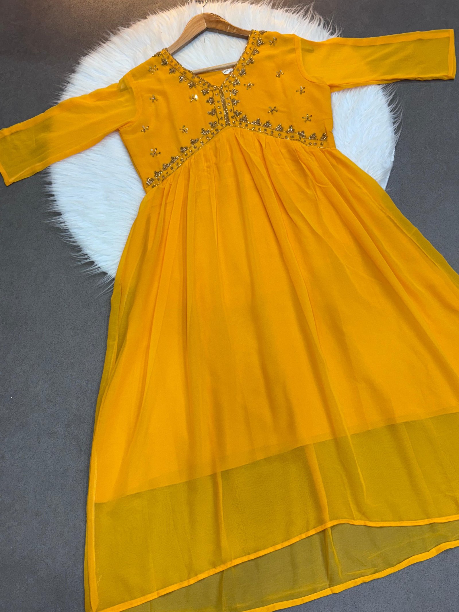 Handwork Georgette Kurtis