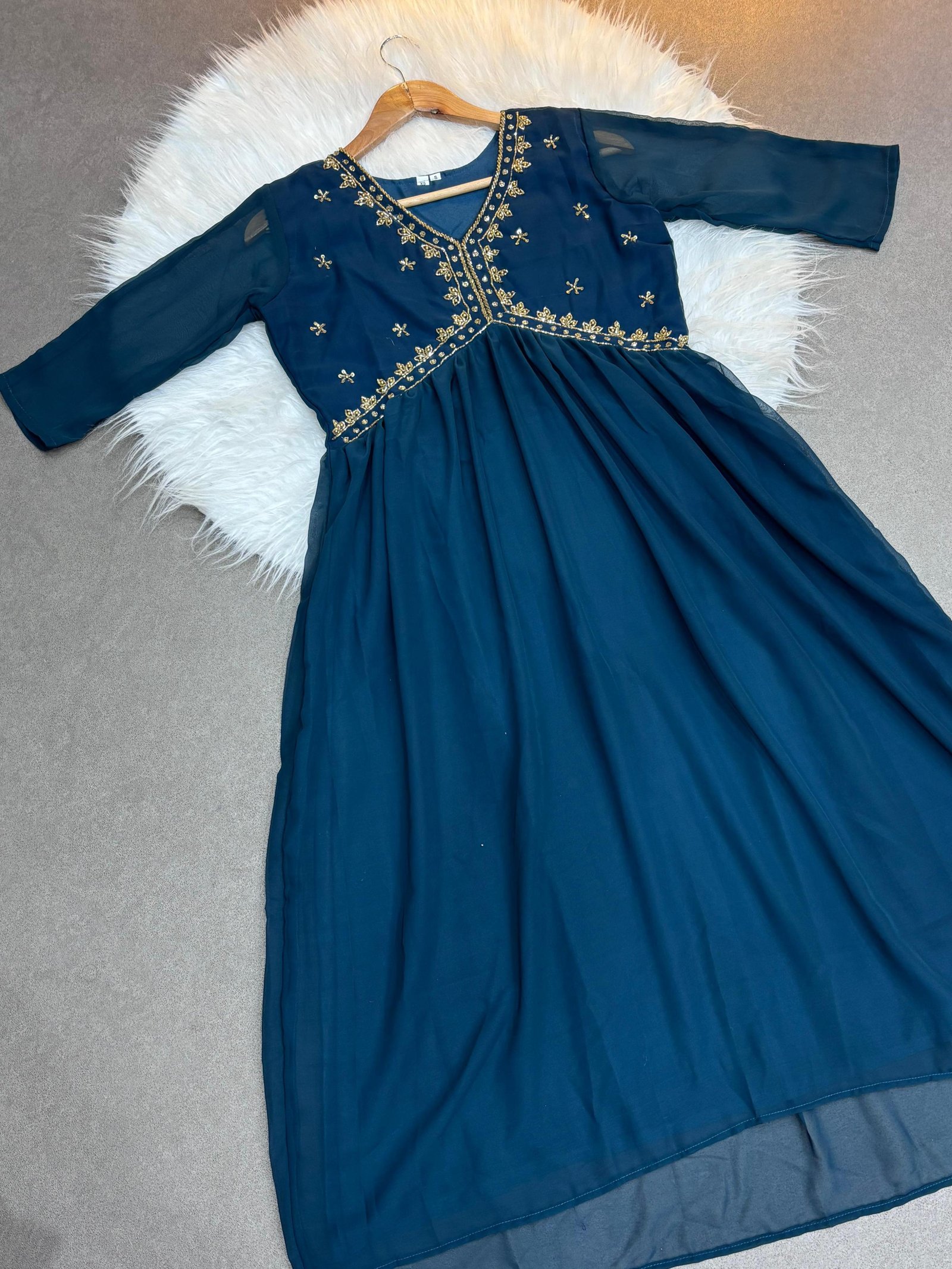 Handwork Georgette Kurtis