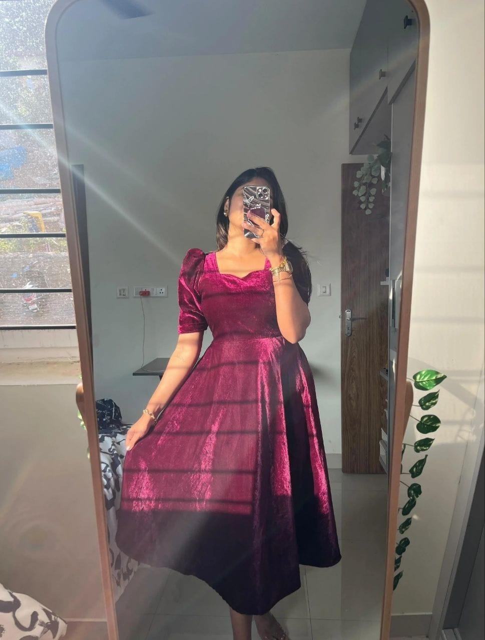 Gorgeous Velvet Dress / Valentines Day Look / Newyear Dress