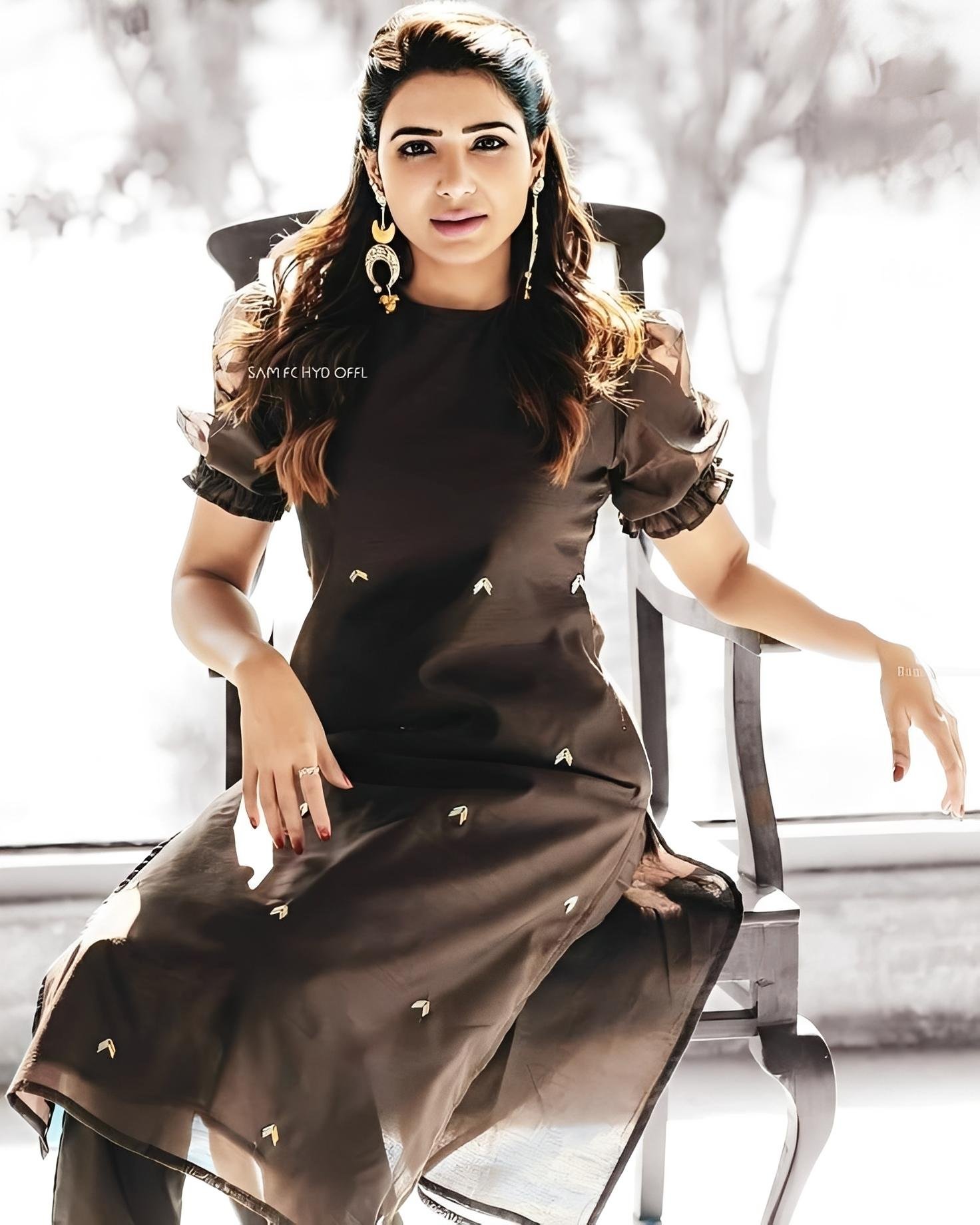 Samantha Kurta with Palazzo set - Kurta with Pant set