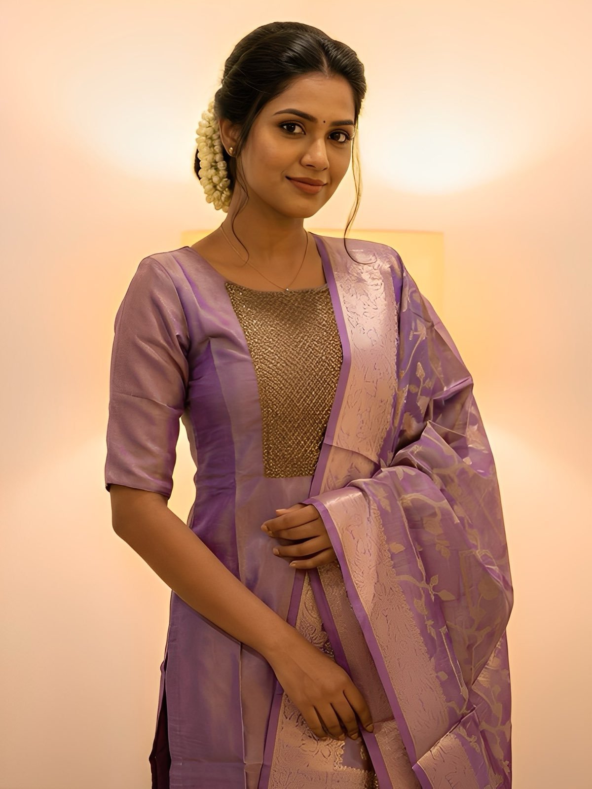 Roman Silk Kurti sets - Most demanding Top pant Dupatta collection