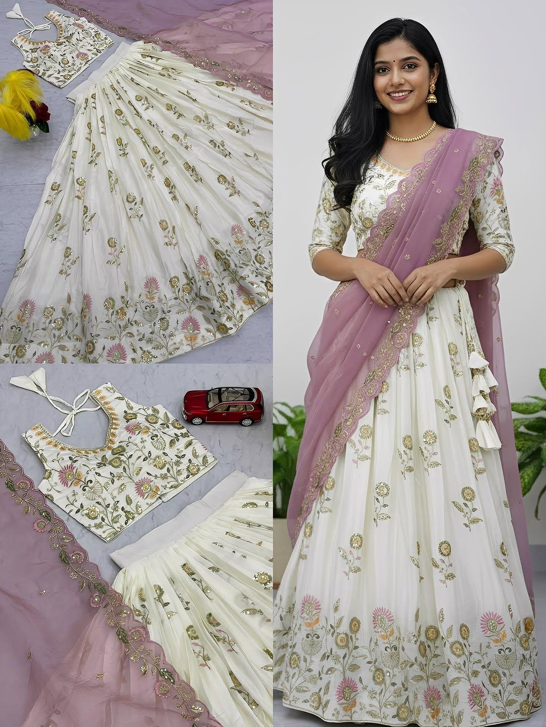 Festival Embroidered Fully Stiched Lehenga Choli