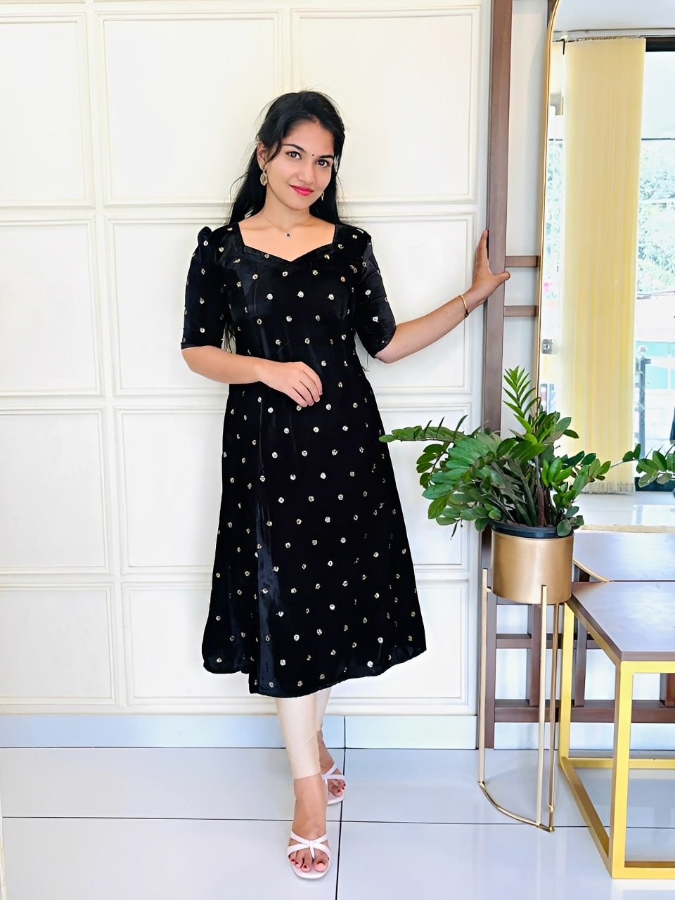 Velvet Top - Velvet Designer Kurti