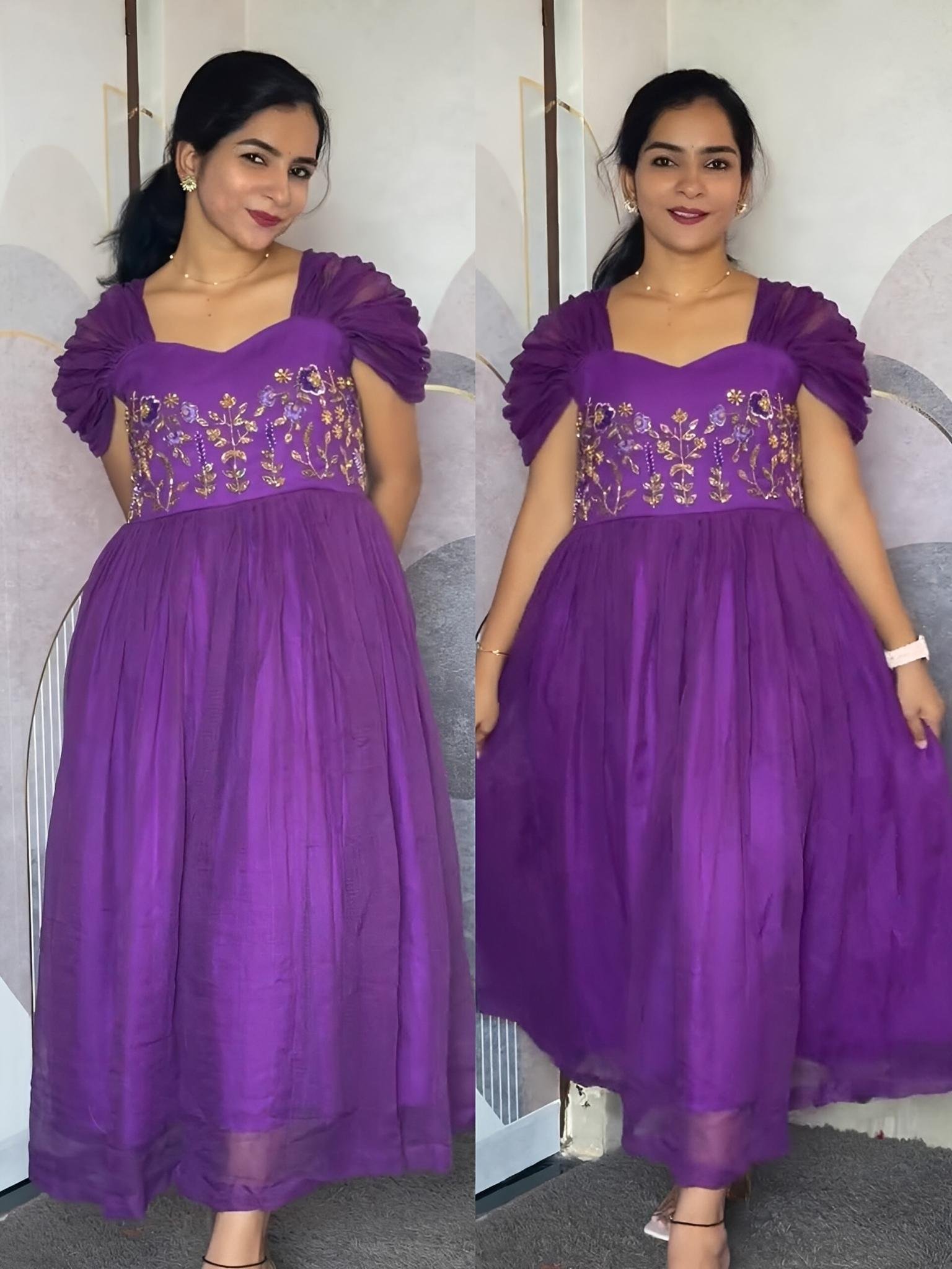 Rika - Kota chex Designer Dress