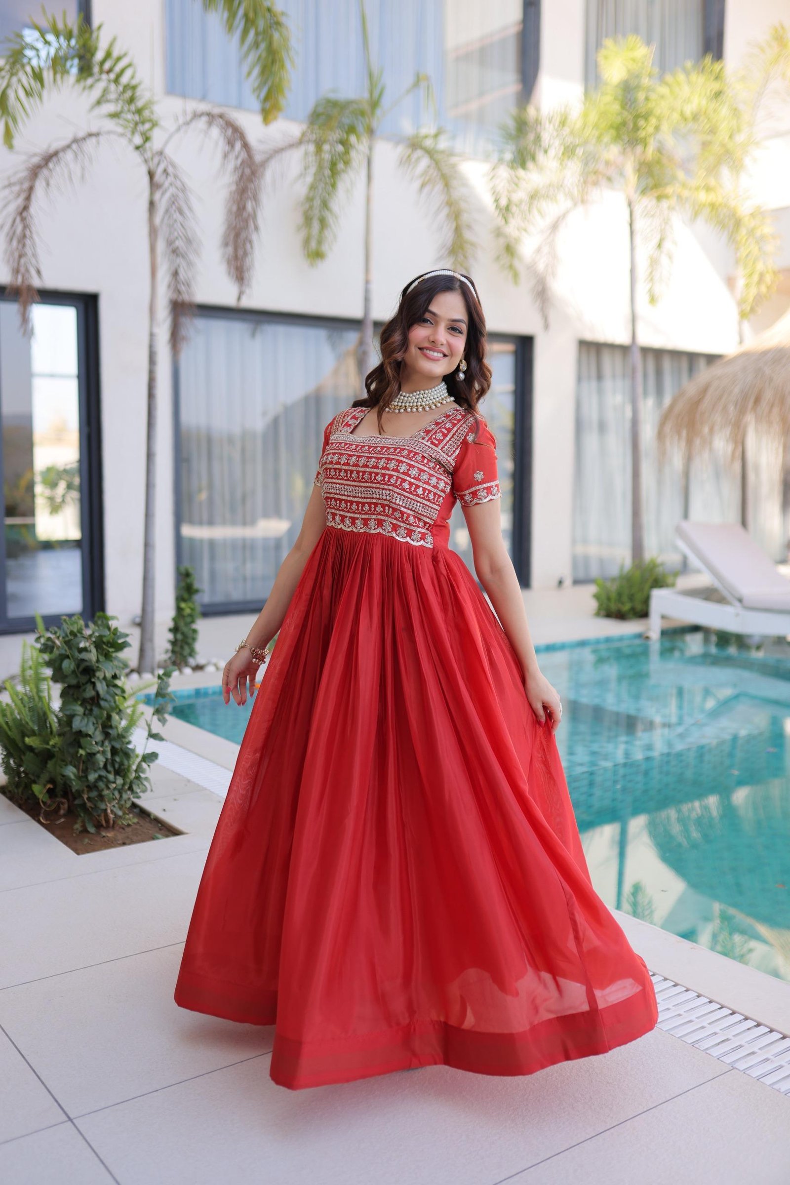 Pretty Designer Readymade Gown