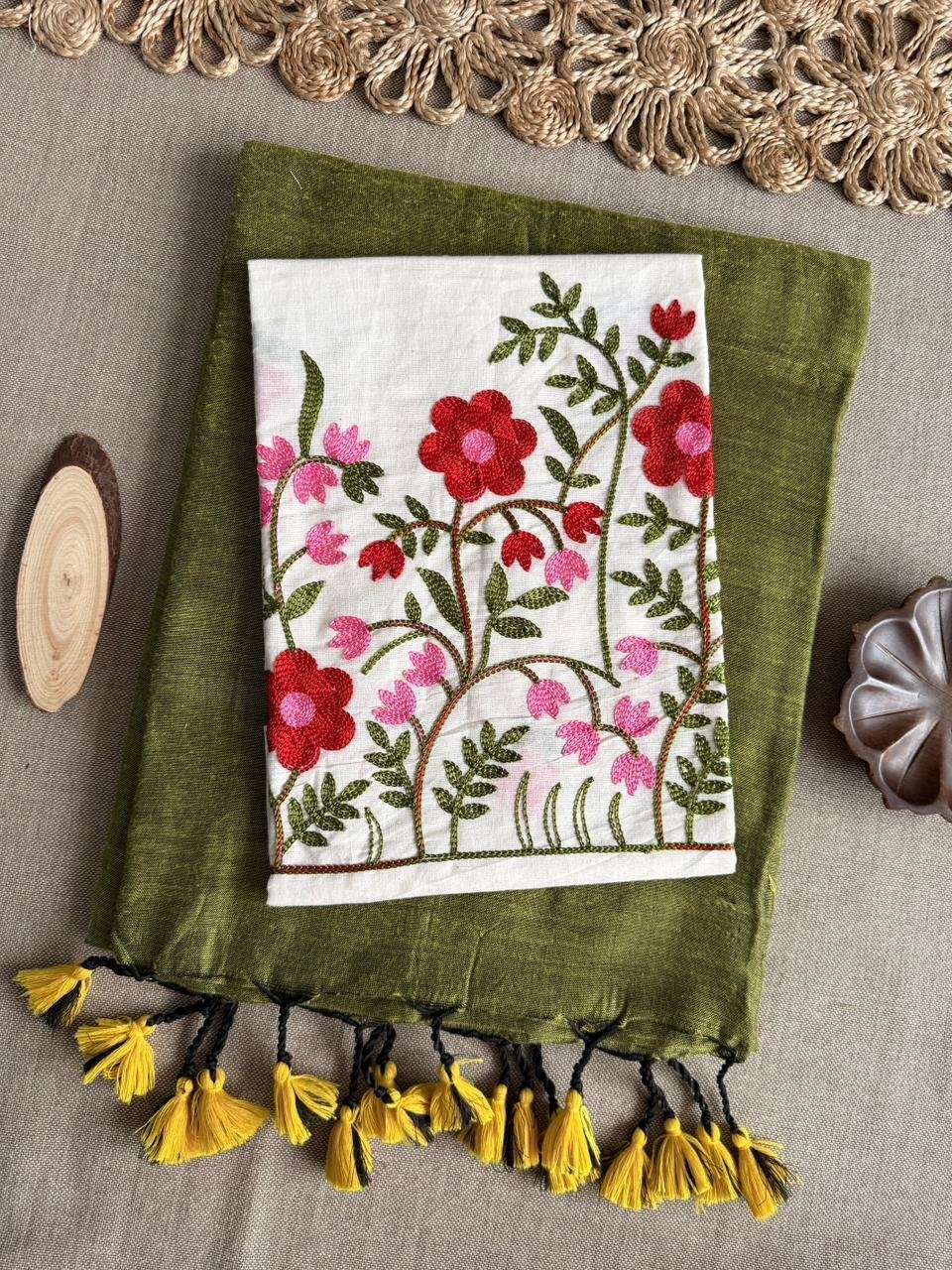 Handloom Khadi Cotton Saree- Offer Rate