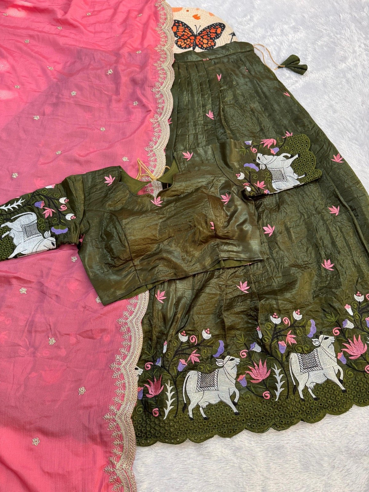 Poetic Dream Embroidered Halfsaree