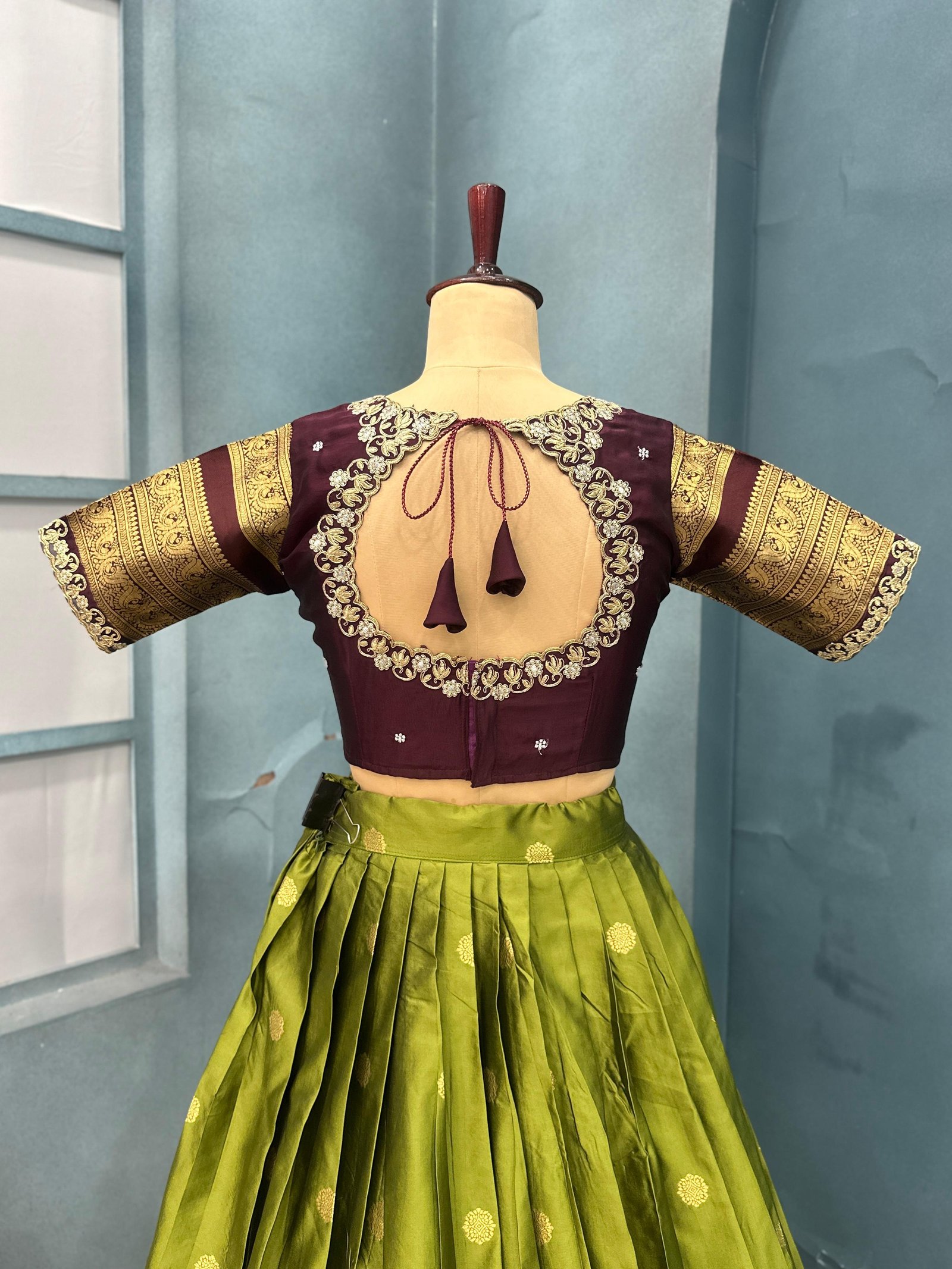 Designer Kanjivaram Silk Lehanga