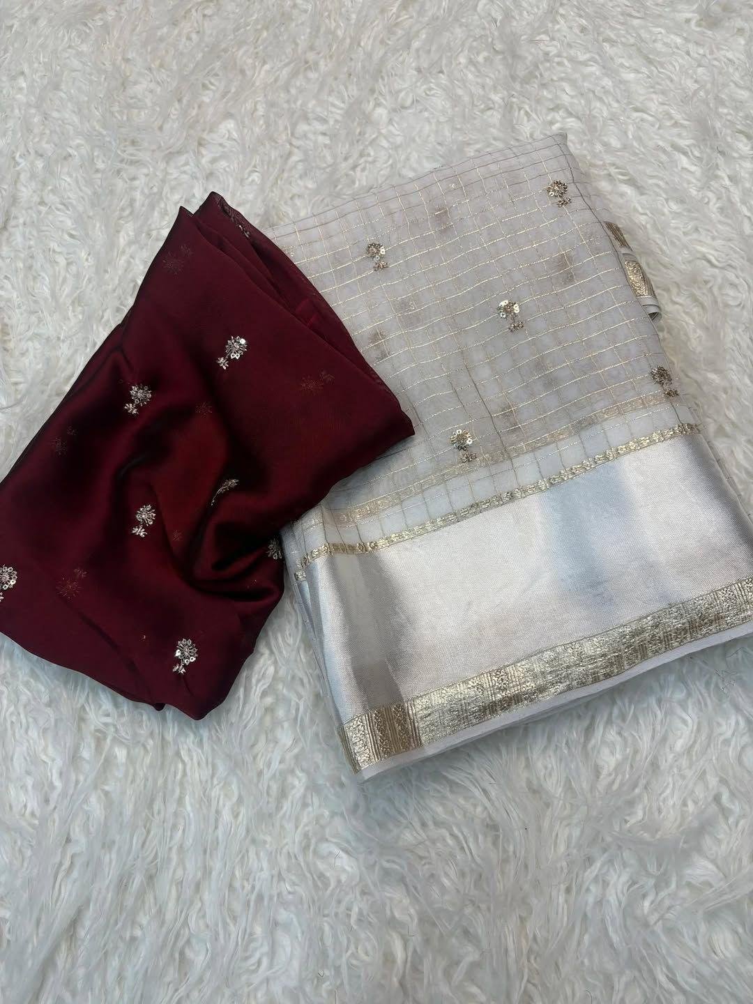 Hotselling Multi sequence Saree in Huge Offer