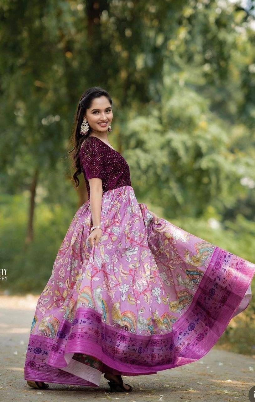 FESTIVE WEAR GOWN SET