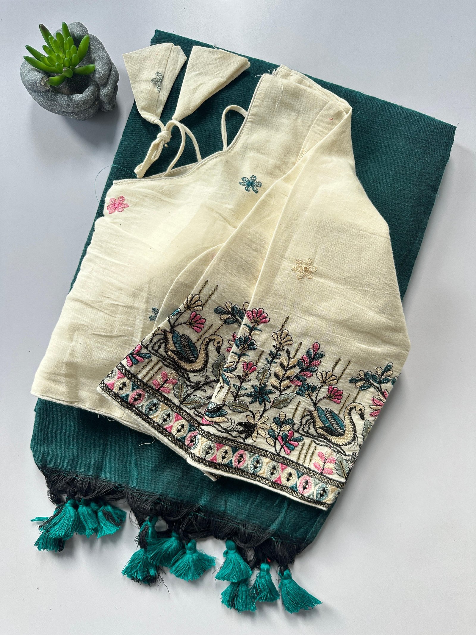 Handloom Khadi Cotton Saree- Offer Rate