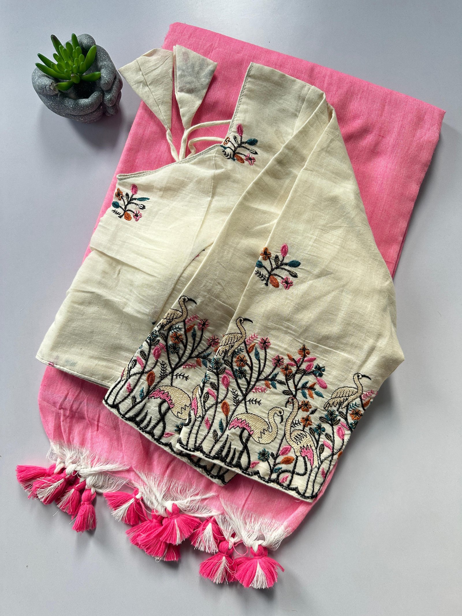 Handloom Khadi Cotton Saree- Offer Rate
