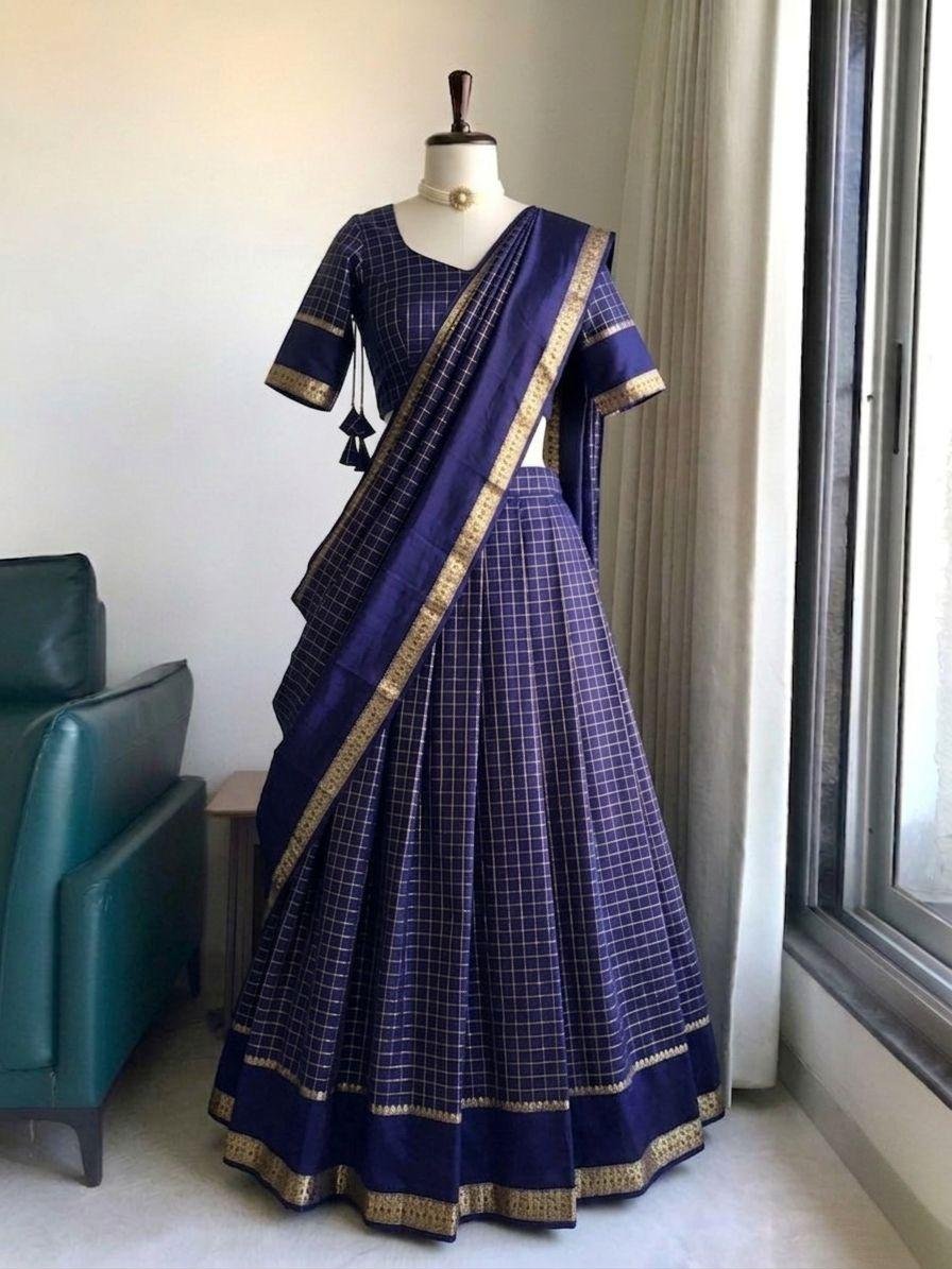 Trending Viscose Halfsaree Readymade