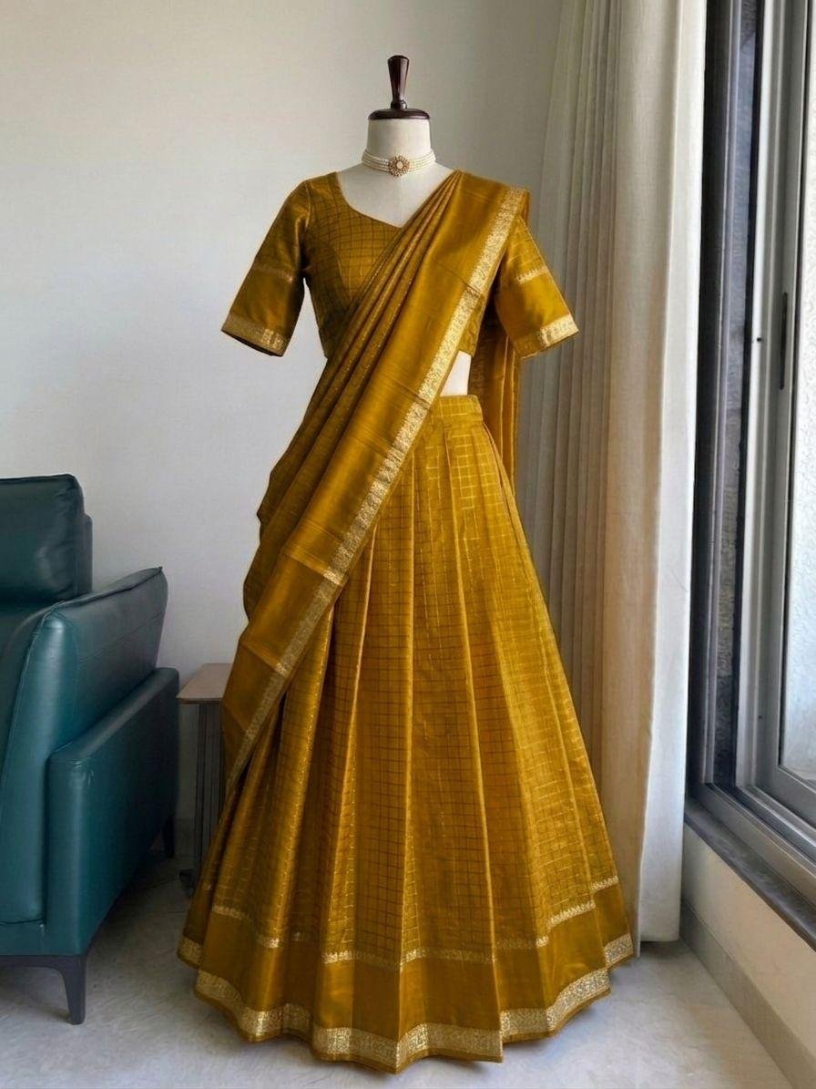 Trending Viscose Halfsaree Readymade