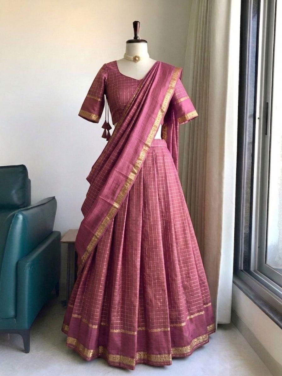 Trending Viscose Halfsaree Readymade