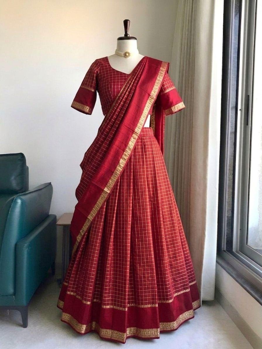 Trending Viscose Halfsaree Readymade