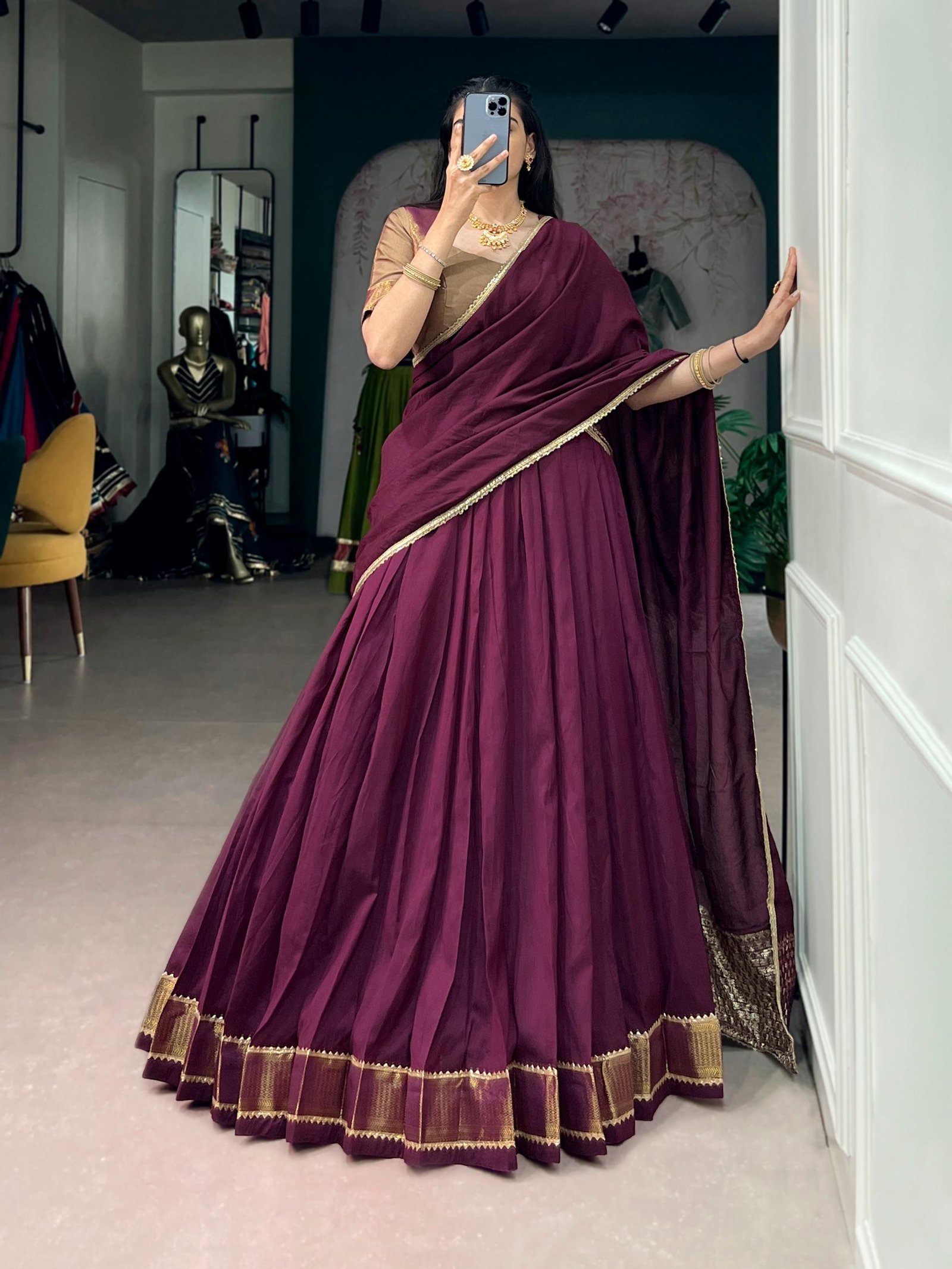 Flared Ethnic Halfsaree