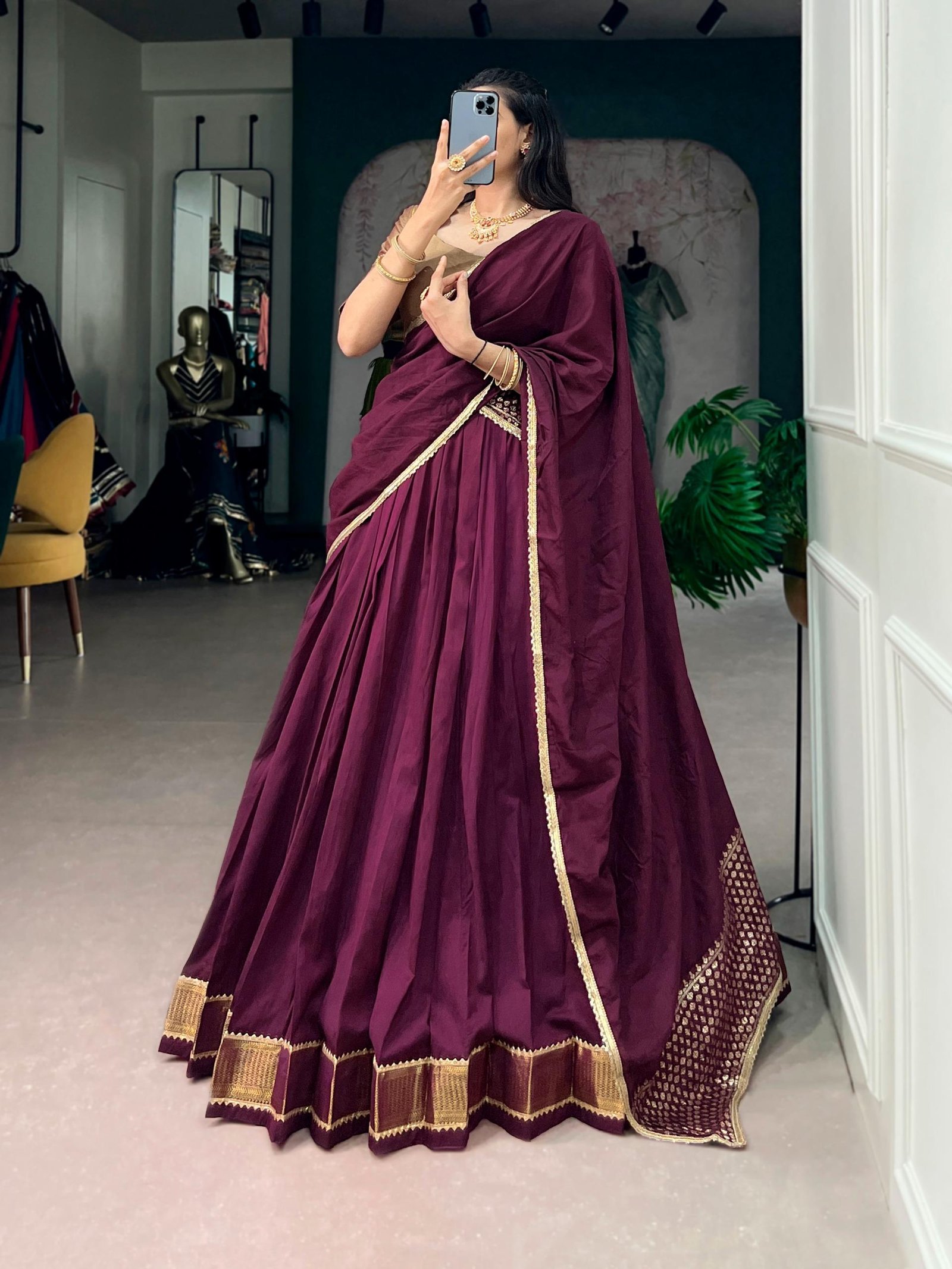 Flared Ethnic Halfsaree