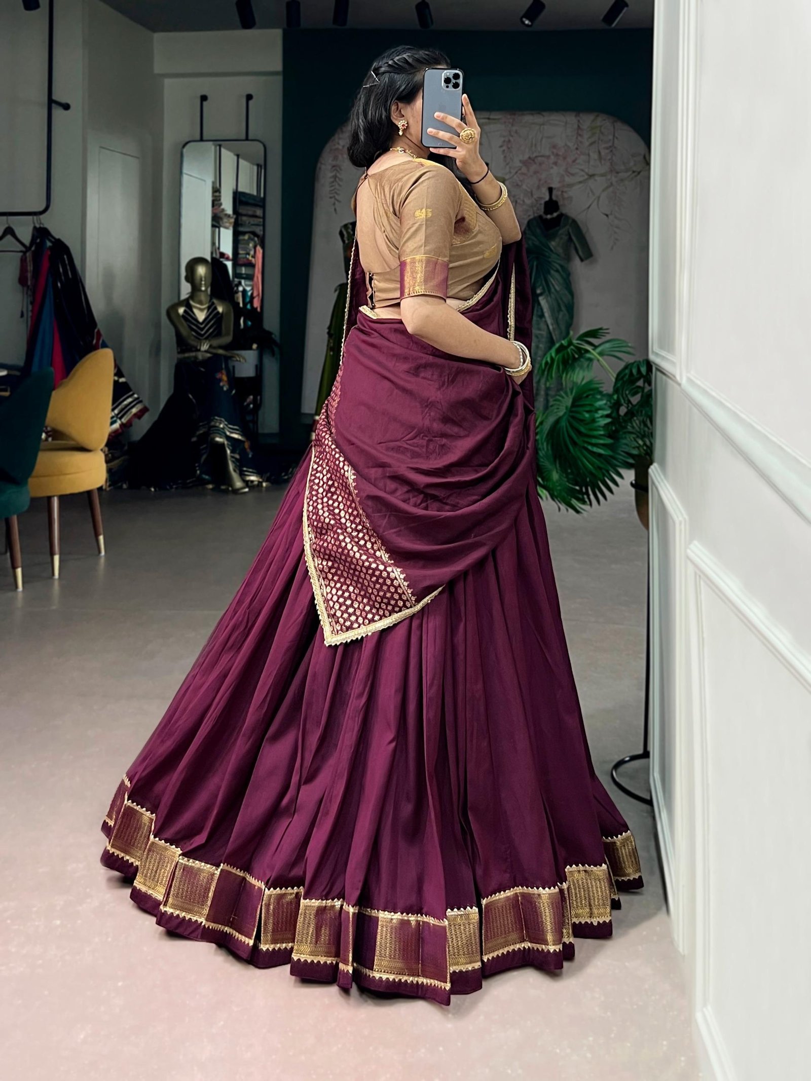 Flared Ethnic Halfsaree
