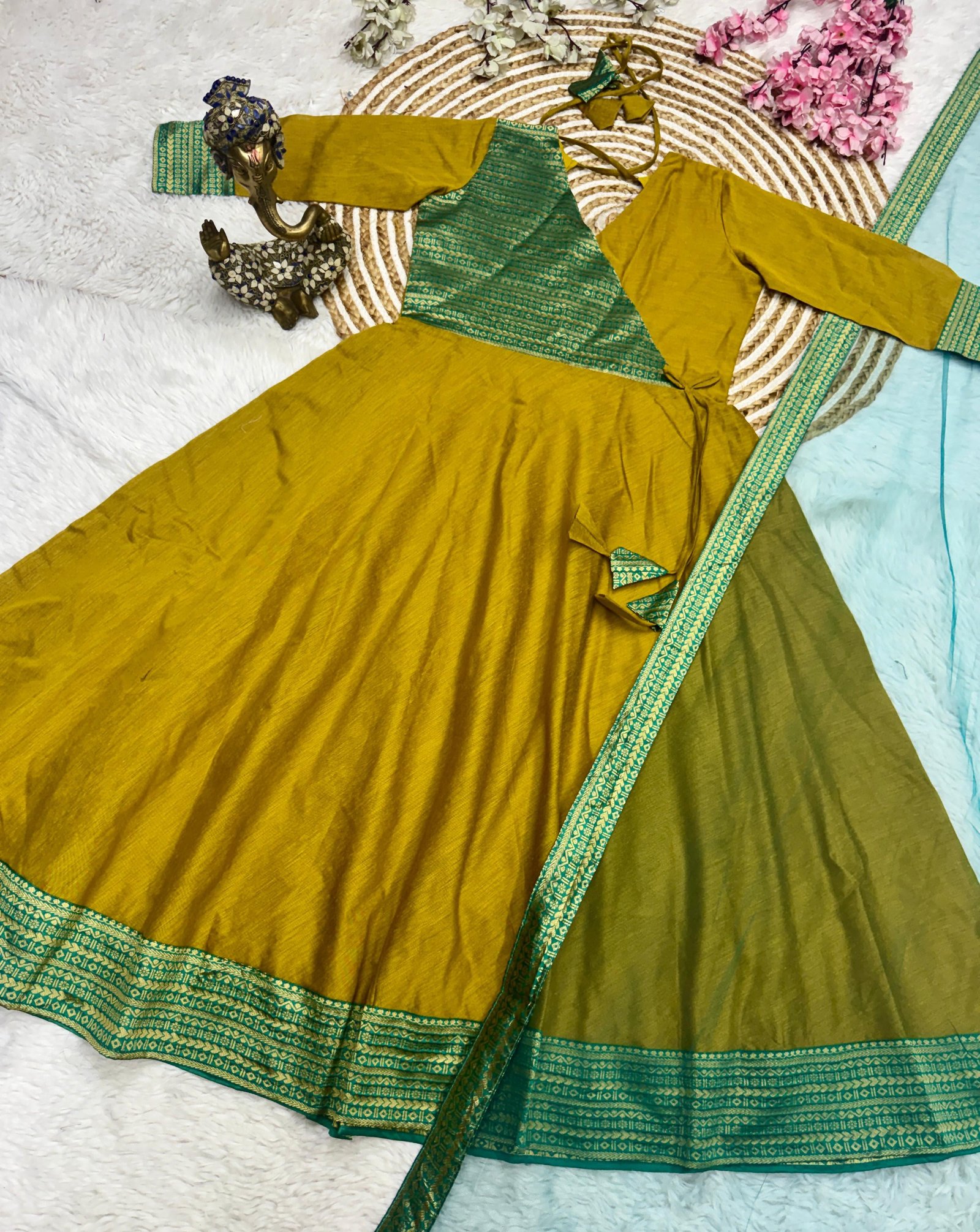 Traditional gown sets with dupatta - Huge offer