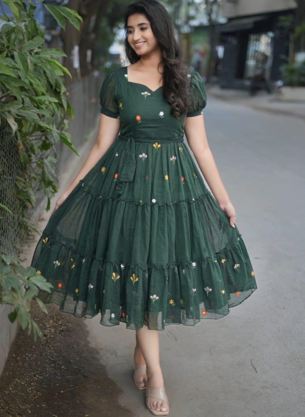 Georgette Embroidery Garden - Huge Offer
