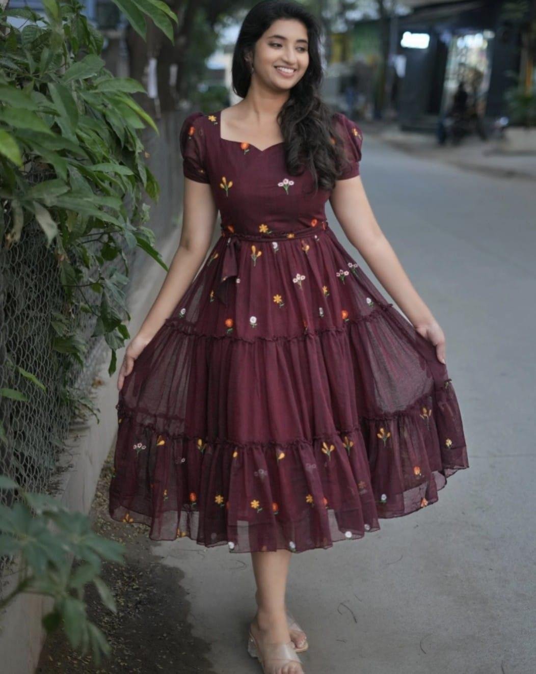 Georgette Embroidery Garden - Huge Offer