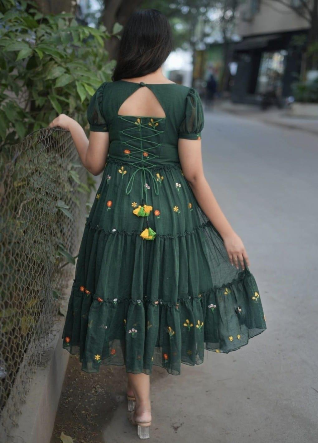 Georgette Embroidery Garden - Huge Offer