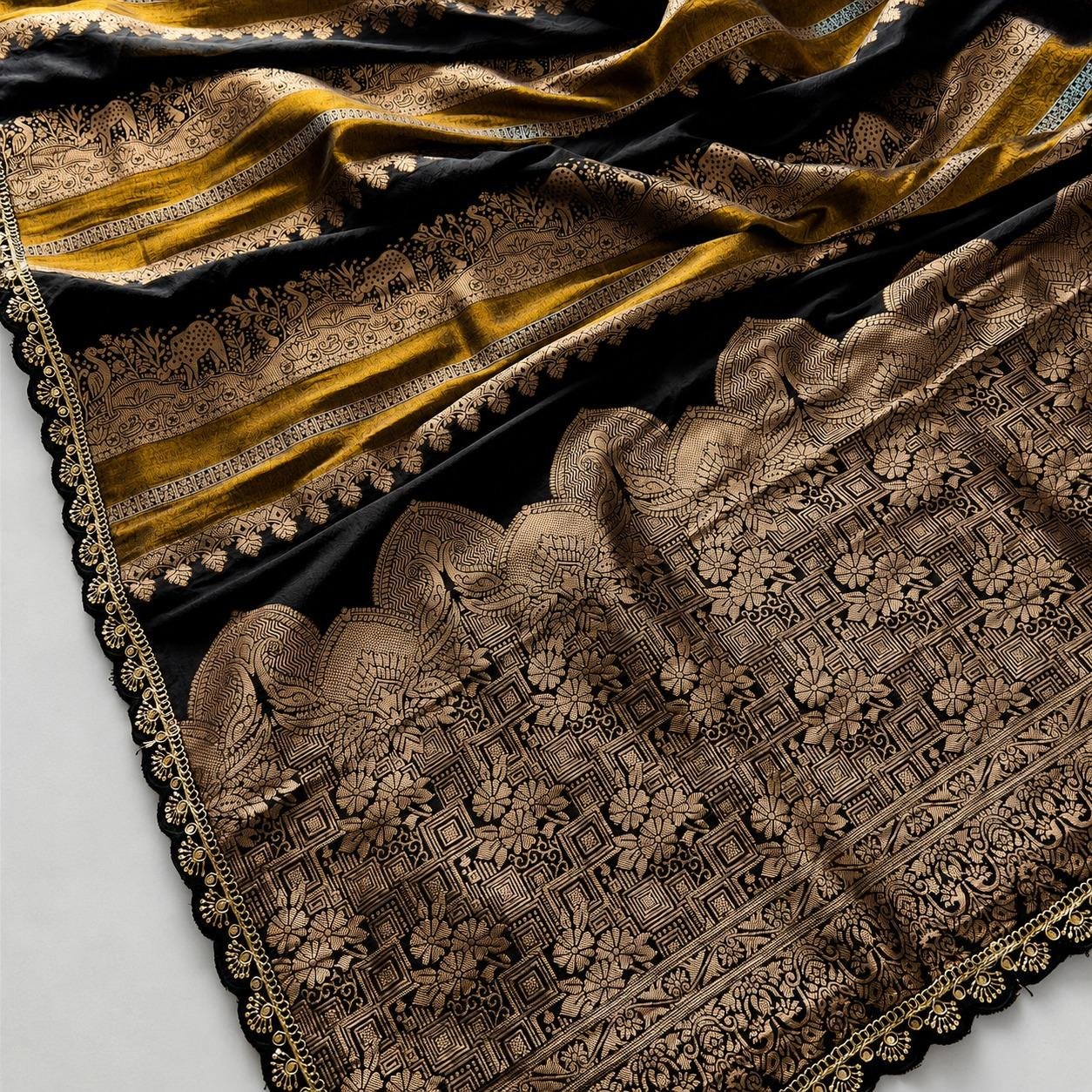 Famous Khadi tissue saree